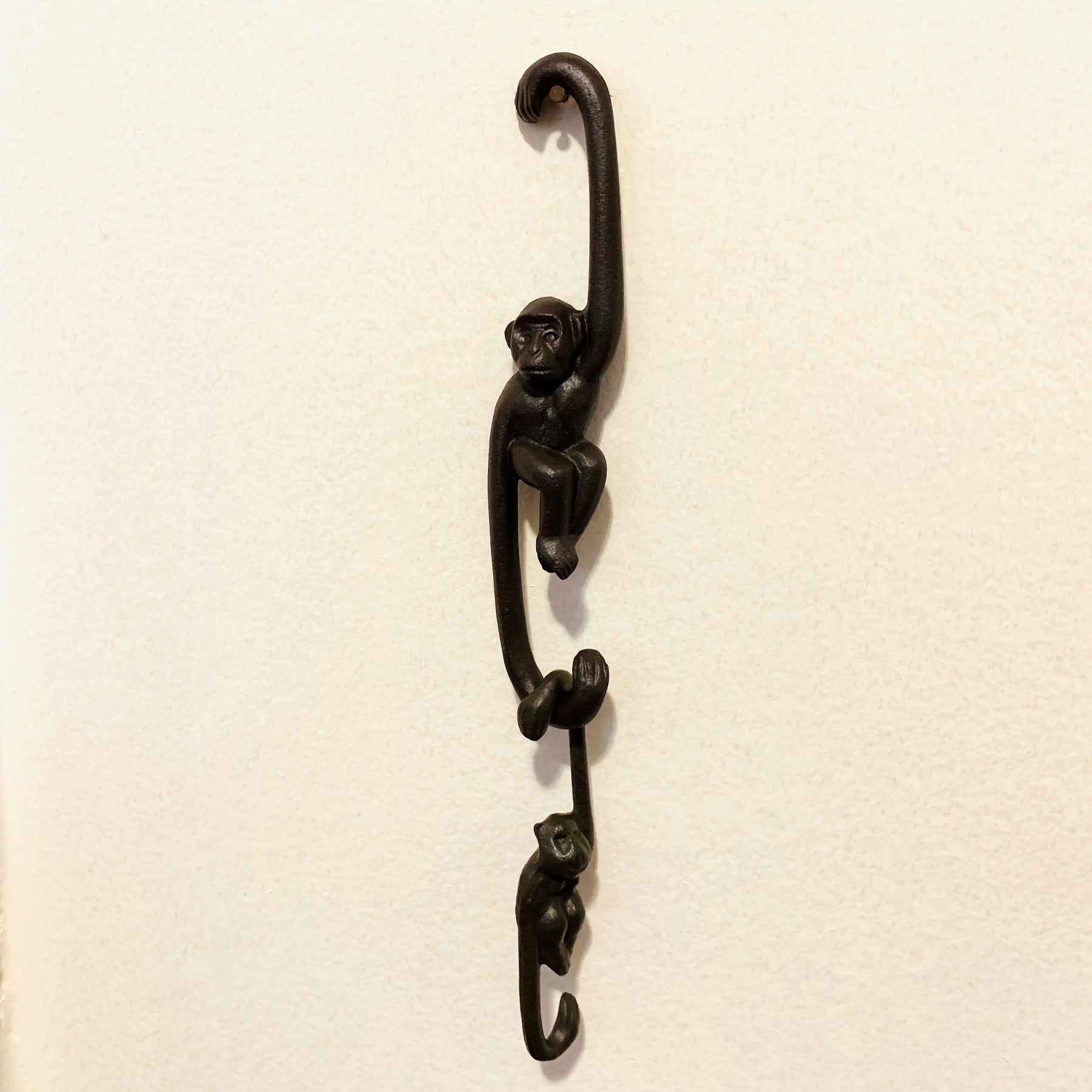 cast iron monkey plant hanger Cast Iron Monkey Hooks – ombrato