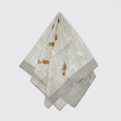 Light bandana - Mandarin Duck pulled in the center and splayed.