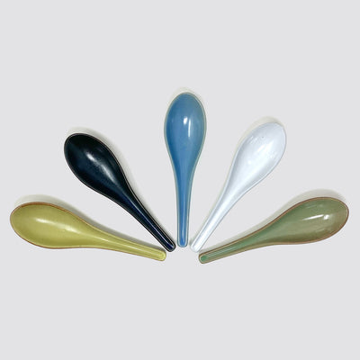 All 5 colors of light renge spoons.